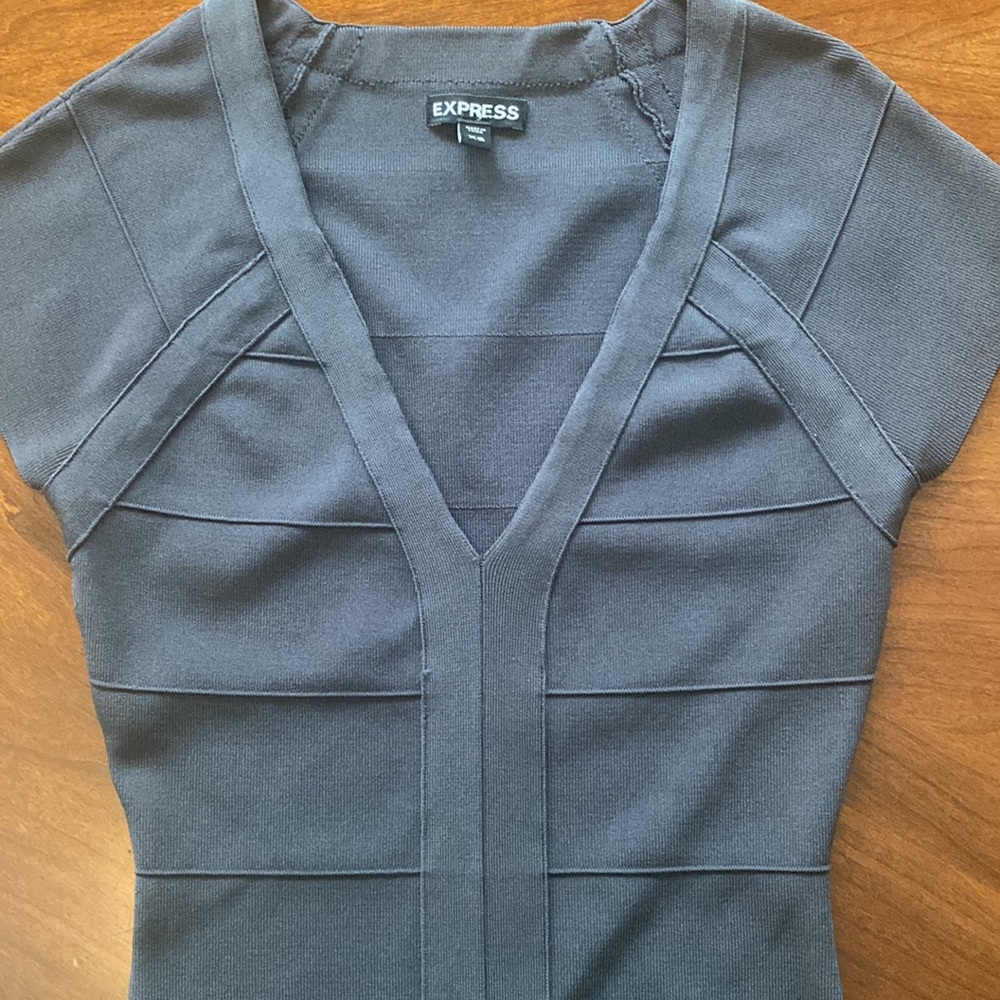 Charcoal Gray Express dress - Picture 5 of 5